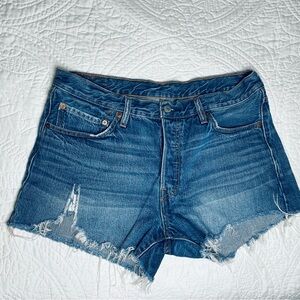Levi’s Premium Denim 501 Cutoff Jean Shorts Size 32